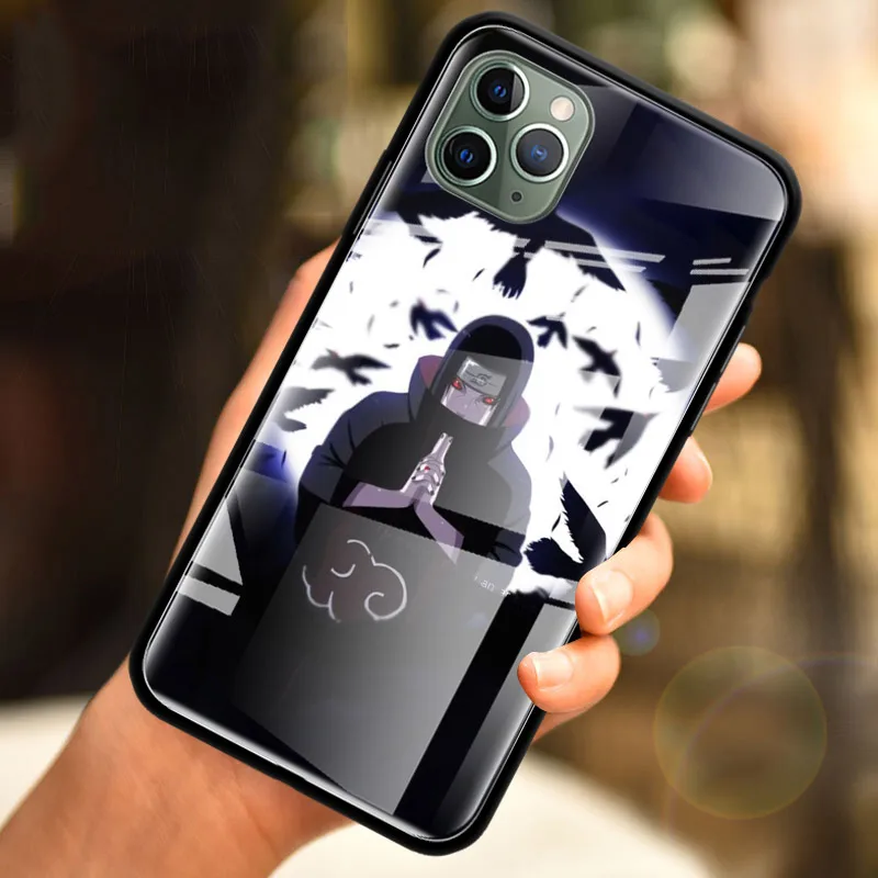 Стеклянный чехол Akatsuki для Apple iphone 11 Pro Max XS XR X 8 7 6 6S Plus SE 2020|Бамперы| |