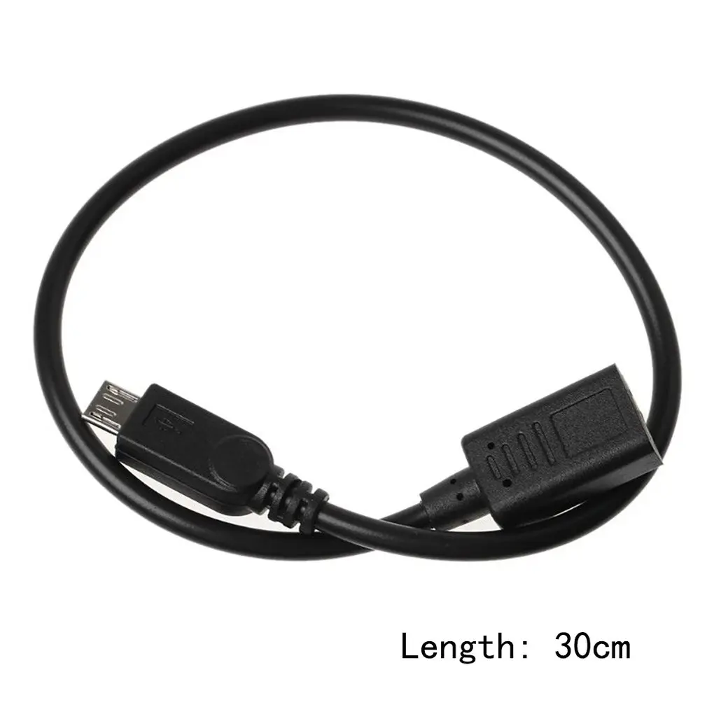 30 см портативный размер USB-C 3,1 type-C мама к Micro USB папа конвертер кабель адаптер OTG соединительный кабель