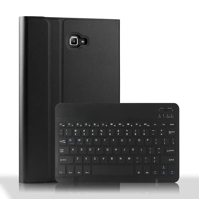 standard keyboard Беспроводной Bluetooth клавиатура Стенд кожаный чехол для Samsung Galaxy Tab A 10,1 T585 T580 SM-T580 SM-T585 T580N T585C - Цвет: standard keyboard