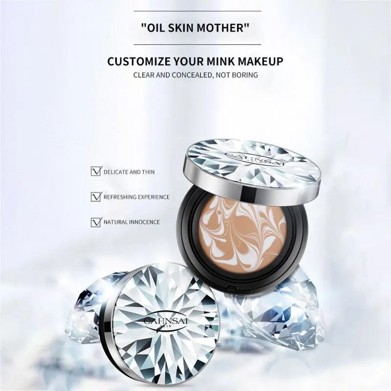 Даже цвет кожи увлажняющий крем-основа Essence Air Cushion Foundation Cream Cover дефекты