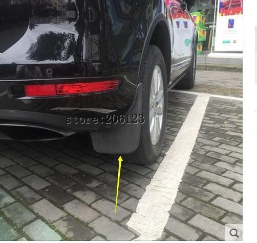

Free shipping 2011 2012 20132014 2015 2016 2017 for VW TOUAREG Splash Guard (Mud Flaps) 4 pcs