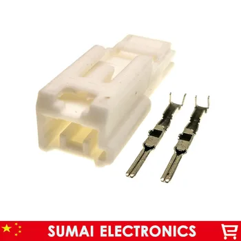 

2 Pin male 12808 Auto alto horn plug,2P JBL Mid-range speaker plug connector for Toyota Camry Majesty