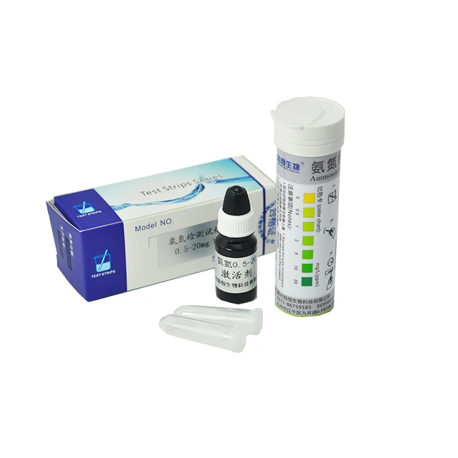 US $155.20 100stripsBox Lohand Water Quality Tester Ammonia Nitrogen Test Paper Nitrogen Tester And Ammonia Tester