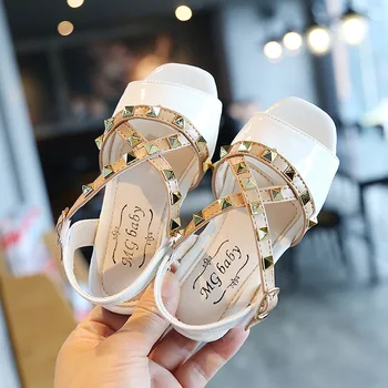 

Girls Sandals Children Bow Rivets Shoes Kids 2020 Summer Girls Shoes Girl Sandal Princess Fashion Children Shoes Kids Sandals