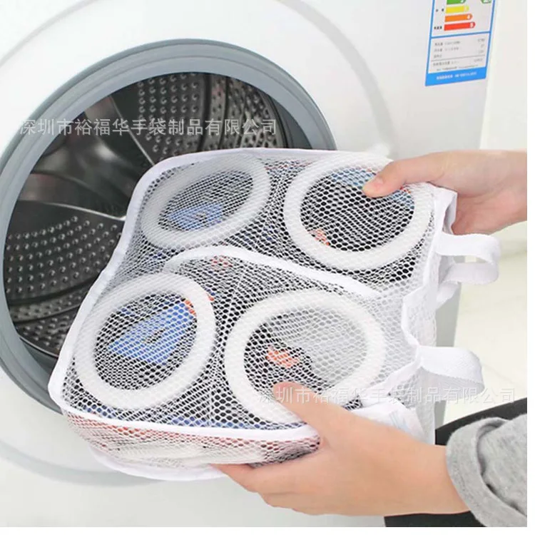 

Lazy for Washing Machine Shoe Laundry Protection Bags Dacron Hangable Sun Shoes Net Pocket Wash Shoes Bag