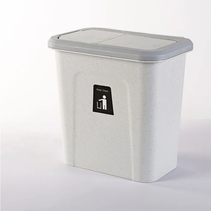 Push-top Trash Can Chef Hanging Automatic Return Lid for Fruit Vegetable Pericarp PI669