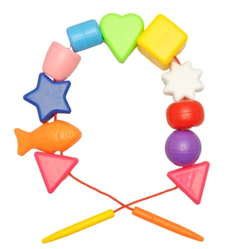 

Practical Beaded Toys Safe Material Beginning Ability Desktop Multicolor Durable Beautiful Fashion Children's Beaded Toys