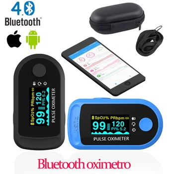 

Digital TFT Bluetooth Digital Fingertip Pulse Oximetro Continuous monitoring High-precision Alarm settings Oximeter dedo SPO2 PR