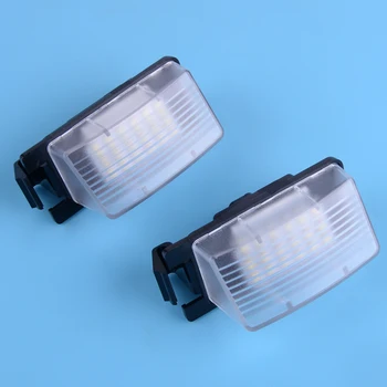 

CITALL 2PCS 3mA 3W 12V Car Number License Plate LED Light Lamp6000K-7000K Fit for Nissan 350Z 370Z GTR Infiniti G35 G37 G25