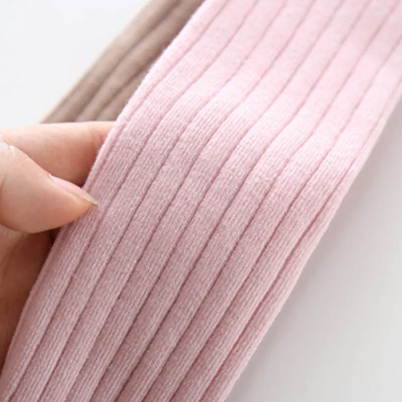 Hot Baby Girl Stretch Leggings Girls Skinny Pants Spring Autumn Toddler Child Cotton Trousers pink color