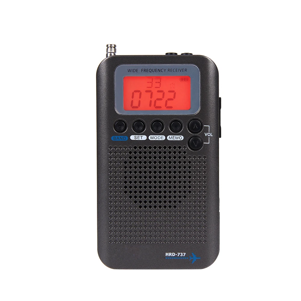 Портативный радиоприемник с полным диапазоном FM/AM/SW/CB/Air/приемник VHF World Band
