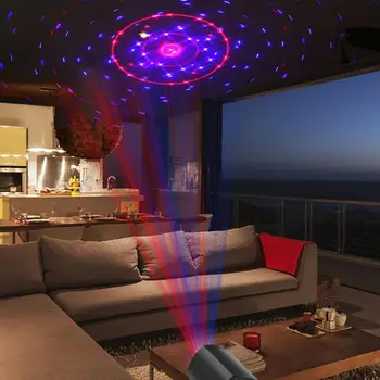 

ABS+Aluminum Laser Light Projector with Auto - Timer Feature US Plug Energy-saving Creating a Twinkling Star World