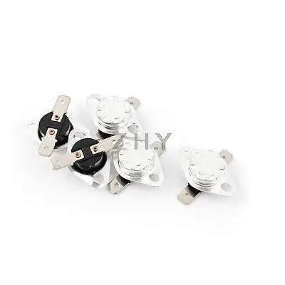 

5 Pcs 105 Celsius 221F Normal Close Temperature Controlled Switch KSD201