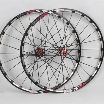 

Bike bicycle Milling MTB mountain trilateral RT26/27.5/29 front 2 rear 5 bearing japan hub super smooth wheel wheelset Rim Rims