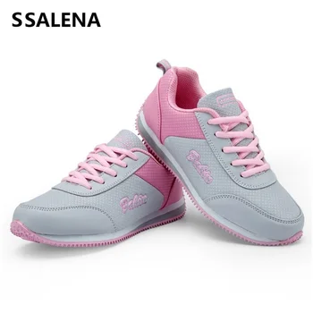 

Women Swing Wedges Platform Shoes Lace Up Breathable Toning Shoes Ladies Lace Up Non-slip Swing Sneakers #B2156
