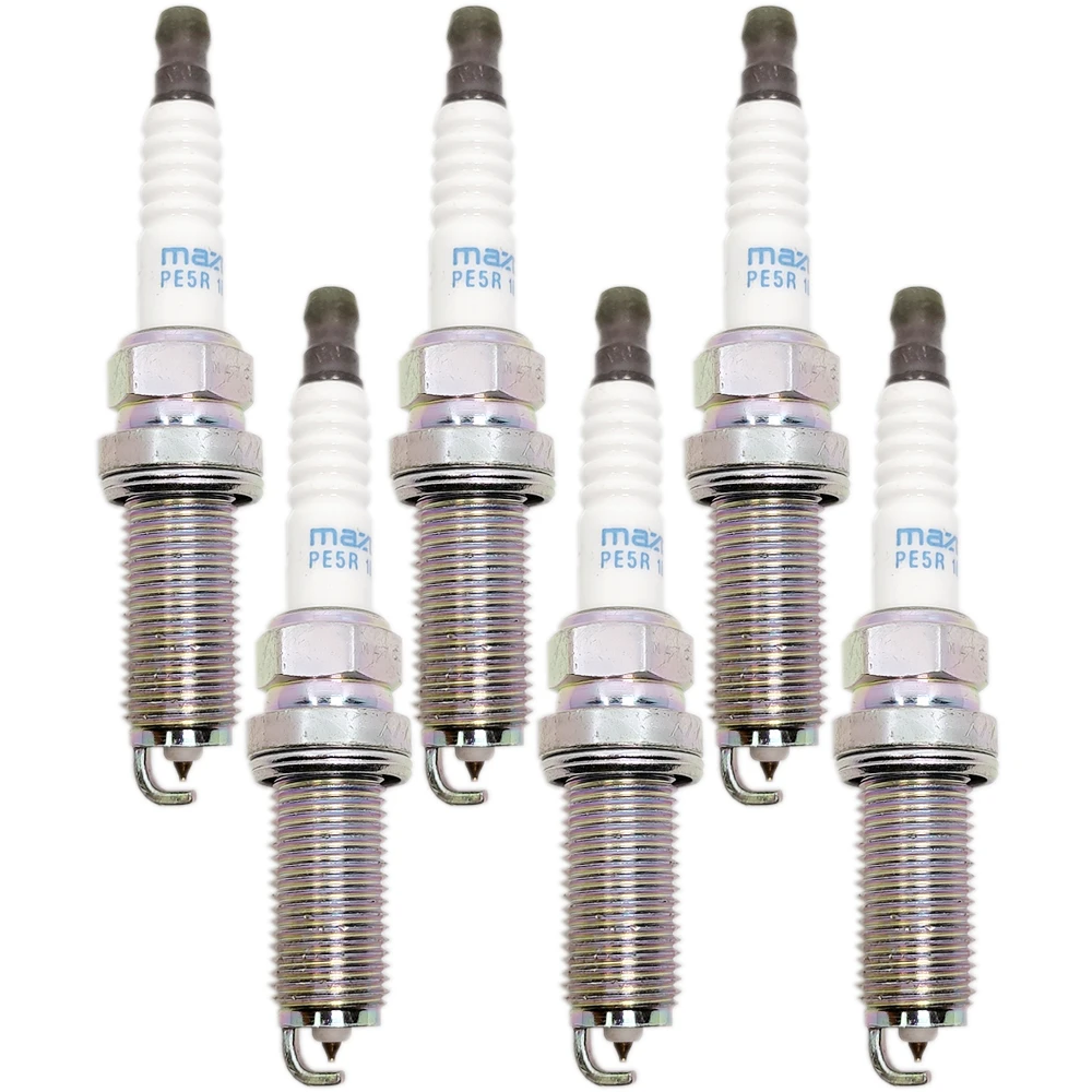 

6pcs/lot PE5R18110 Iridium Spark Plug ILKAR7L11 94124 fit for Mazda 3 6 CX5 MX5 PE5R-18-110 PE01-18-110 Iraurita Ignition Spark