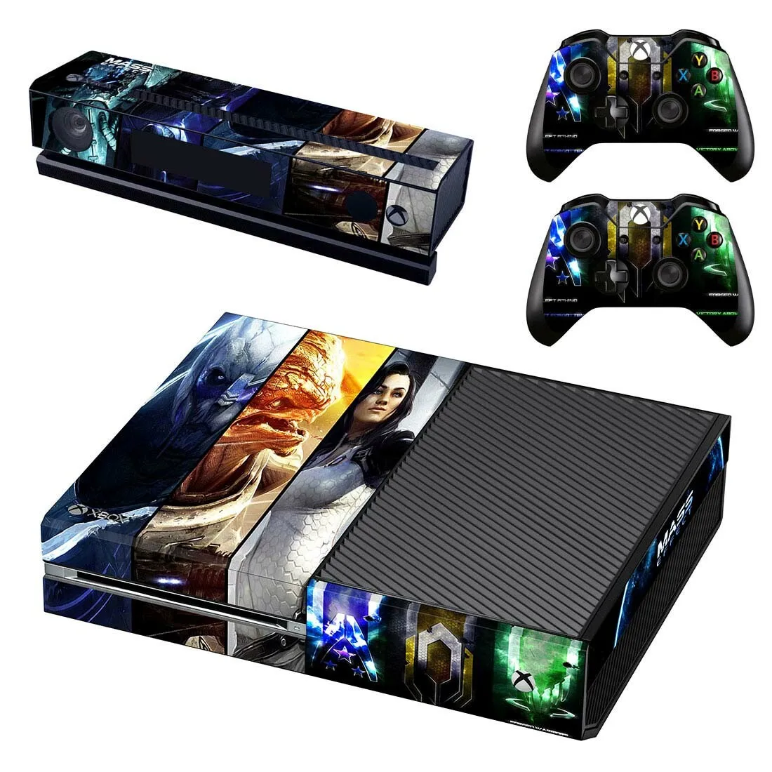 Mass Effect sticker s для Xbox one Виниловая наклейка для кожи Pegatinas Adesivos для Xbox one консоль Kinect два контроллера Skins