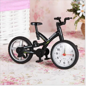 

Creative Cute Bicycle Alarm Clock Children's Bedroom Small Clock Students Gift Relogio Mesa Kids Clock Living Room Decoration