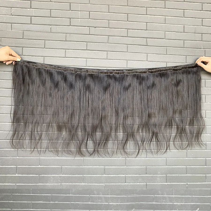 28 30 40 Inch Peruvian Hair Weave Bundles Straight 3 4 Bundles With 4x4 5x5 Lace Closure Remy Hair 6x6 Closure Human Hair L