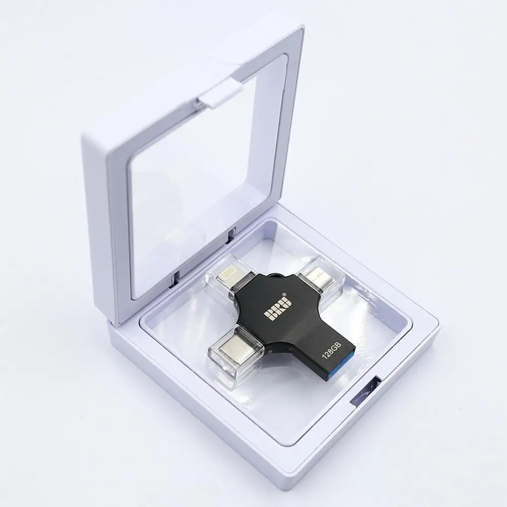 Bru Pen Drive Type c флешка usb Otg Usb Flash 3 0 флэшка для Iphone ipad Android 16 гб 32 64 128 256 Pendrive 4в1|USB
