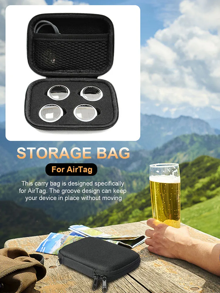 Storage Bag For Apple Airtag tracker Playstation Protective Carry Case