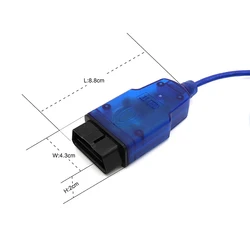 Usbcan – outil d'analyse d'adaptateur OBD, décodeur de Module d'interface de connecteur de débogage pour le Test et la Maintenance des véhicules 
