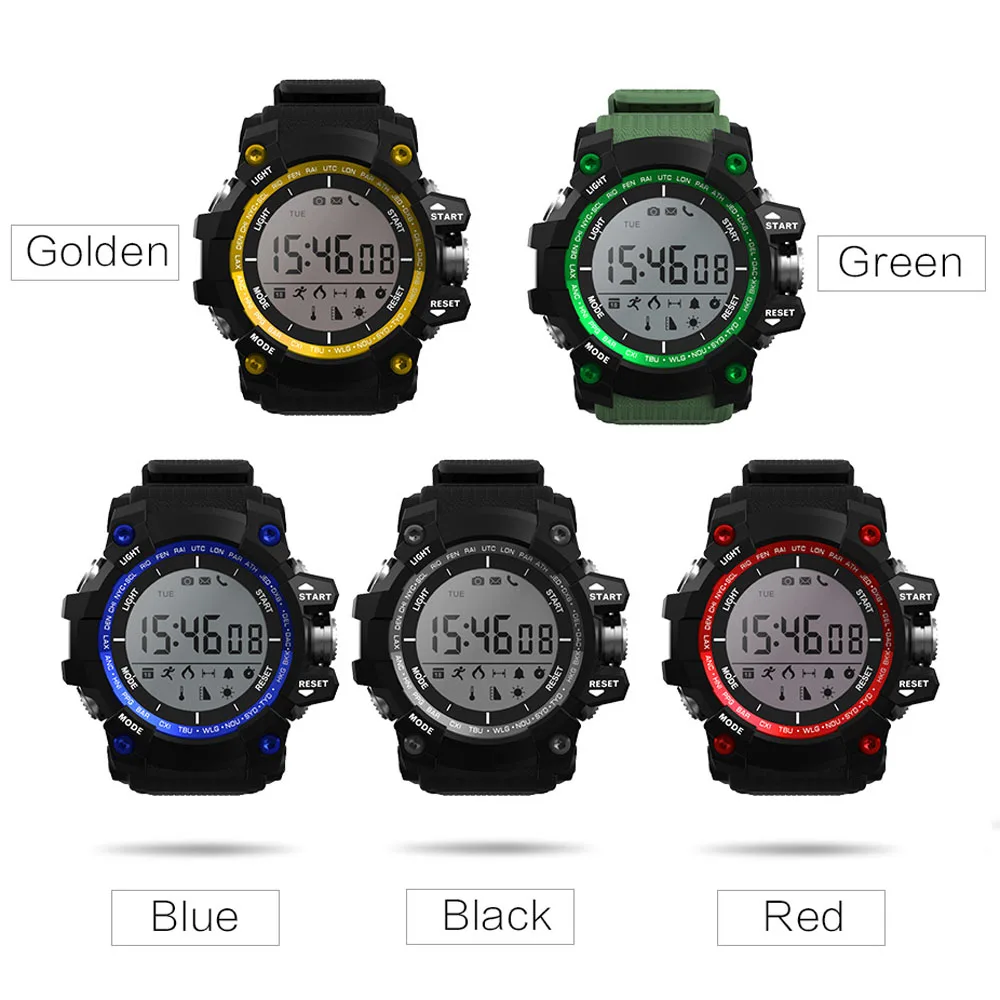 Мужские спортивные Смарт-часы с Bluetooth IP67 водонепроницаемые Смарт-часы Шагомер наручные часы для плавания военные часы для ios Android телефон