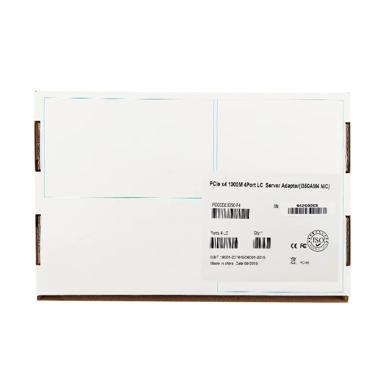 I350-F4 PCI Express X4 Quad port 1000 Мбит/с Gigabit Ethernet Lan Fiber Серверная сетевая карта(850nm