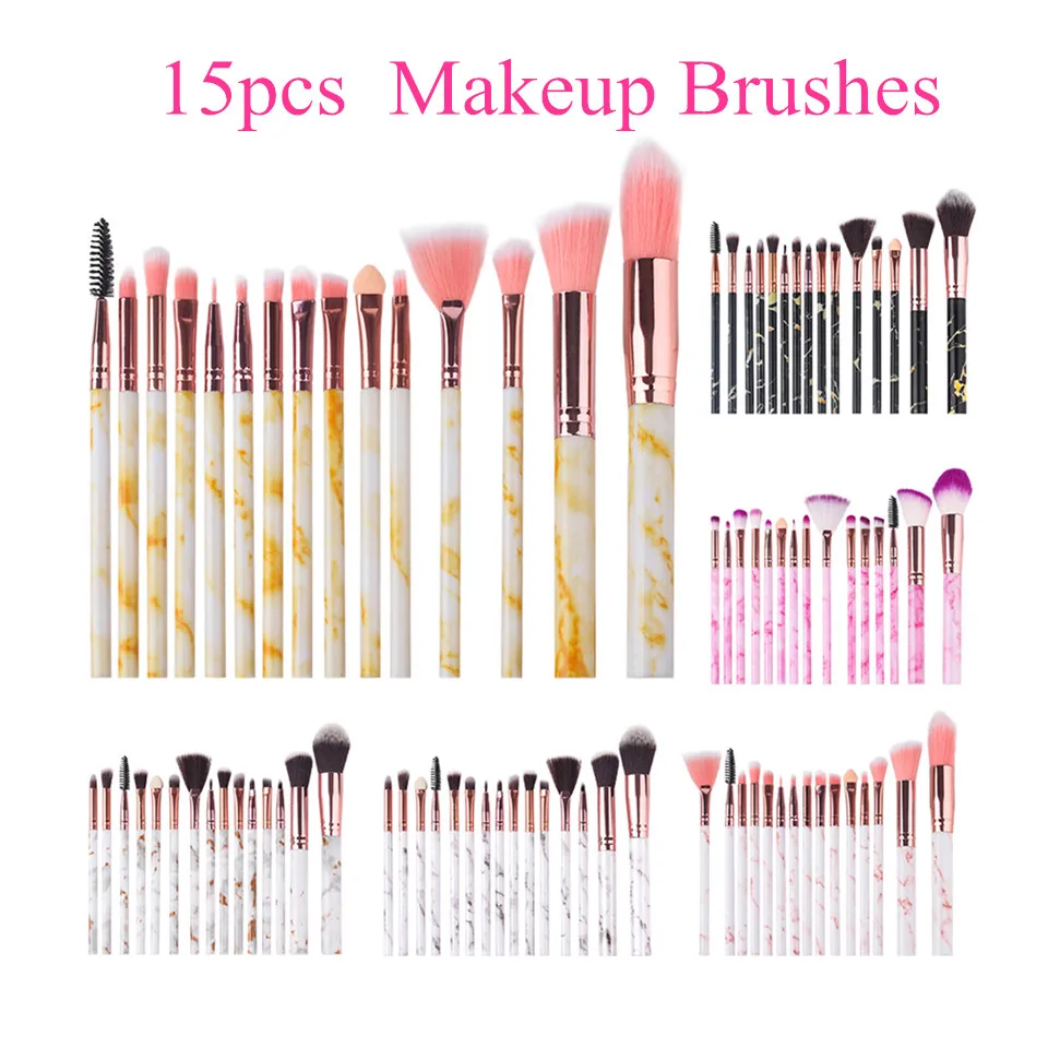 Makeup Brushes Cosmetic Powder Foundation Eye Shadow Brushes Plastic Handle Synthetic Soft Brush Makeup Tool 5/7/8/15/20pcs makeup brush set makeup brush makeup tool set makeup tool