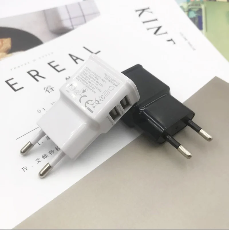5V2A адаптер быстрой зарядки 2 порта USB зарядное устройство для телефона samsung S10 S9 A50 A70 Honor 7A 7C 8C 8X Micro USB C type C кабель для передачи данных