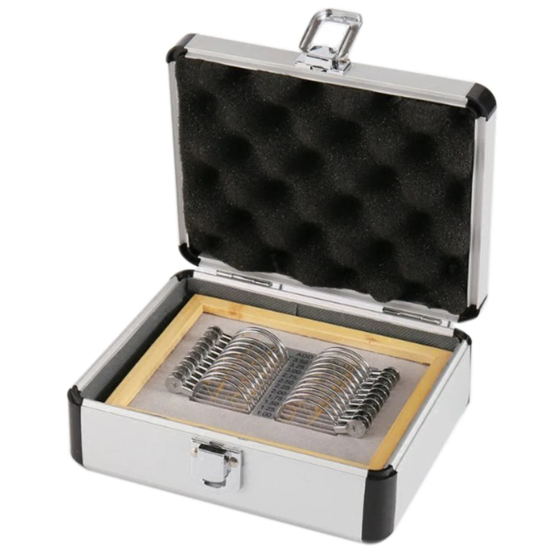 

EASY-Optical Progressive Lens Set Trial Lens Set Ophthalmic Trial Lenses Case