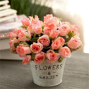 

Photo Props Iron barrel Flower Pot Garden Desktop Rustproof Anti-Corrosion Balcony Iron Garden Pot Barrel Planter Decoration