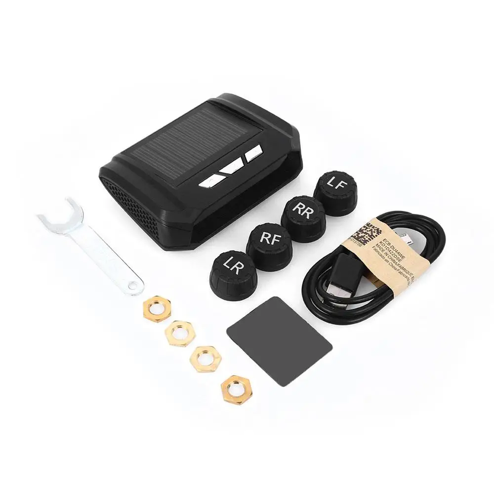 Система контроля давления в шинах TPMS 4 шт. датчик Автомобильный USB контроль давления в шинах Новая сигнализация высокой температуры