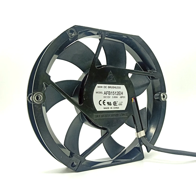 Для Delta 17225 DC 12V 3.6A Инверторные промышленные вентилятор AFB1512EH 17 см большой объем
