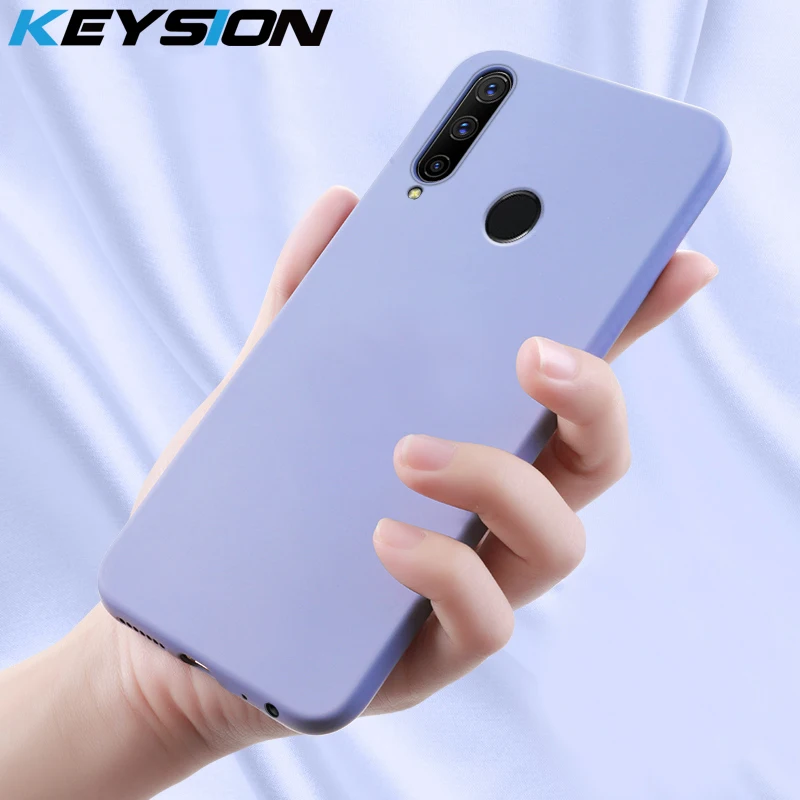 KEYSION жидкий силиконовый чехол для Huawei Honor 9X глобальная ударопрочная мягкая задняя