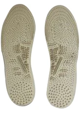 

HOT 50PAIR Unisex Free Size Insole Silicone Massaging Insoles Pads 5000ions energy Orthotic Arch Sport Shoe Foot Care Pad