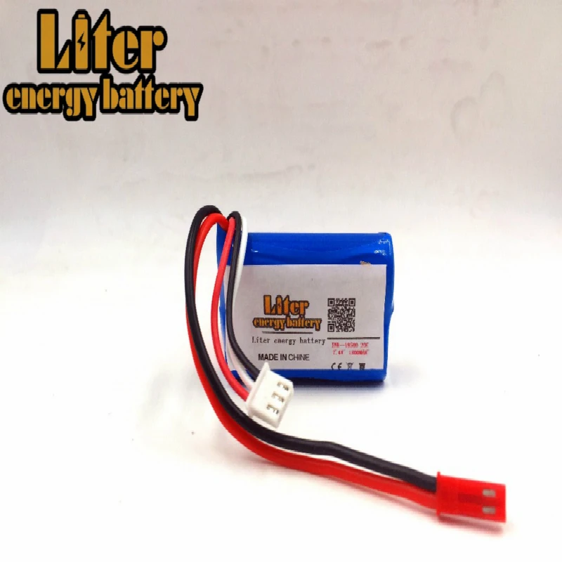 7,4 v 1300mah Lipo батарея для пульта дистанционного управления Вертолет Li-po батарея 7,4 V 18500 15c 20c игрушка для забавы батарея цилиндрическая