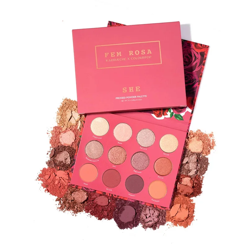 Colourpop Цветные тени для век Очаровательная матовая палитра теней для век 12 цветов натуральные тени для век pallete focallure
