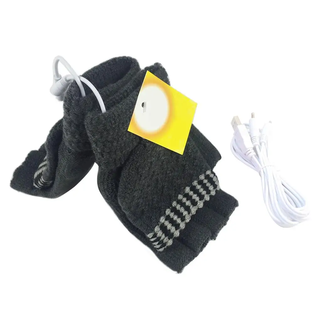 Перчатки с usb-зарядкой из Кашемирового материала