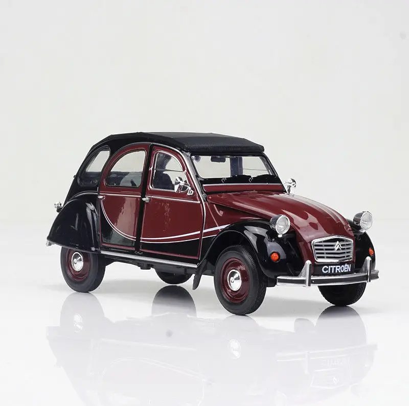 Welly 1:24 Citroen 2CV 6 Charleston литая под давлением модель спортивный гоночный автомобиль Транспортное средство Новое в коробке - Цвет: Красный