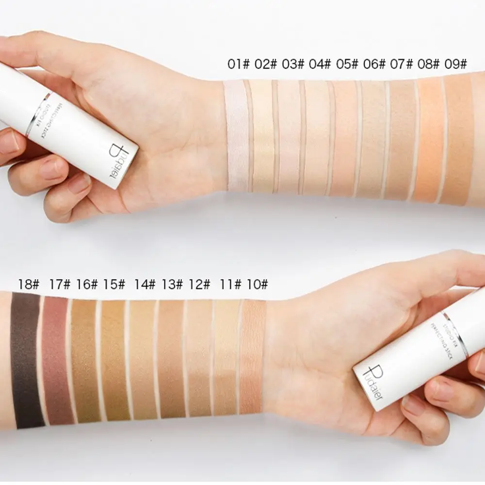 Pudaier Base Concealer Makeup Full Cover Contour Foundation Face Primer Moisturizer Hide Blemish Brand Bronzer Concealer Stick