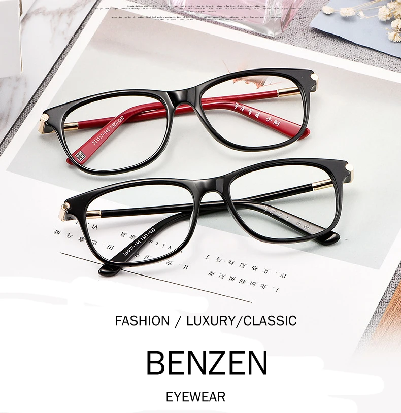 BENZEN, женские очки, оправа, Дамская мода, очки для близорукости, высокое качество, ручная работа, ацетат, рецепт, оптические очки, оправа 5167