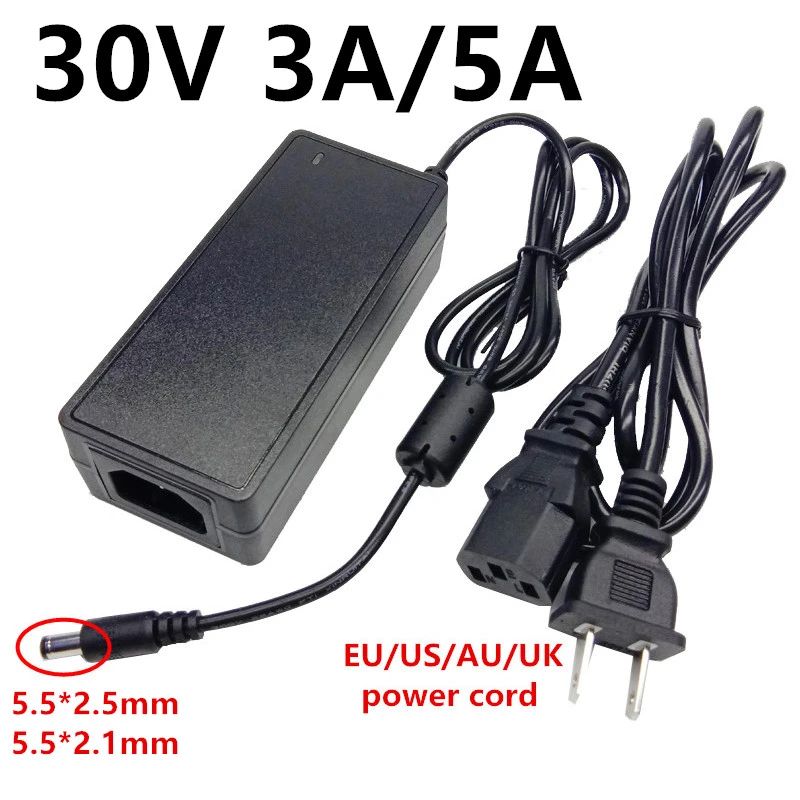 30v3a 30v5a Universal Ac Dc Power Adapter Supply Adaptor 30v 3a 5a 110v
