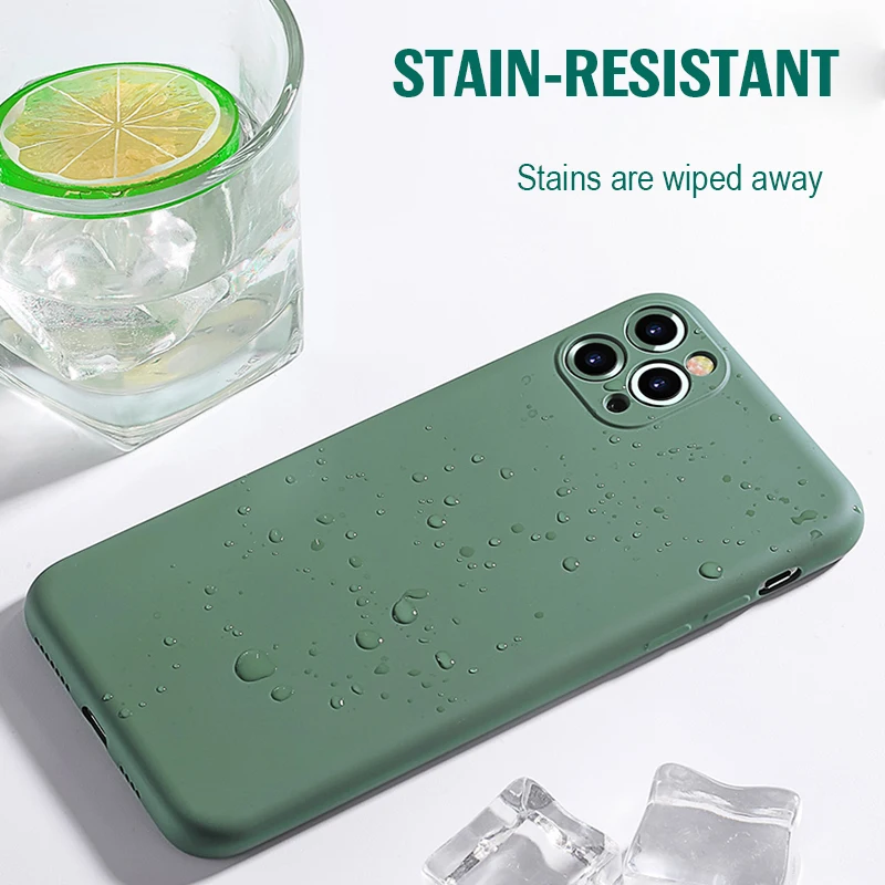 Camera Lens Protection Phone Case For IPhone 11 Pro Max Liquid silicone Case For IPhone 11 3