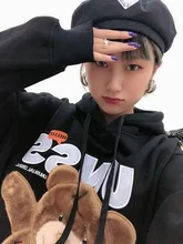 Hooded-Sweatshirt Women Hoodie Plus-Size Fleece Streetwear Winter for 320 Warm Colorful