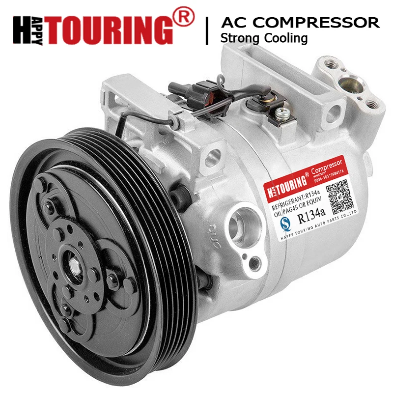 Compressor AC Para Nissan Frontier Xterra DKV14D V6 3.3L 1999 2004