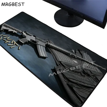 

MRGBEST Gaming Computer Large Mouse Pad Player-specific XXL Lockedge Non-slip Rubber Surface Pads Keyboard Desk Mat Gun