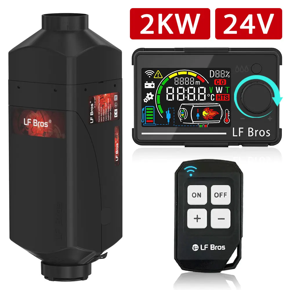 LF Bros 24V Auto Luft Diesel Standheizung Leistung 5KW 2KW 50m