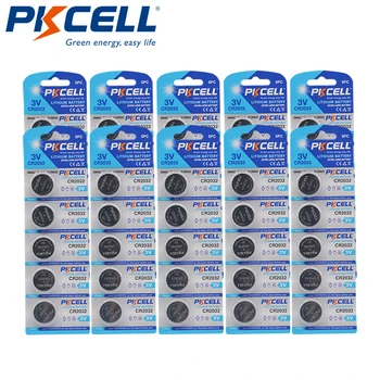 

50PCS CR2032 BR2032 DL 2032 3V Lithium button battery SB-T15 2032 EA2032C CR 2032 3v cell coin watch batteries PKCELL