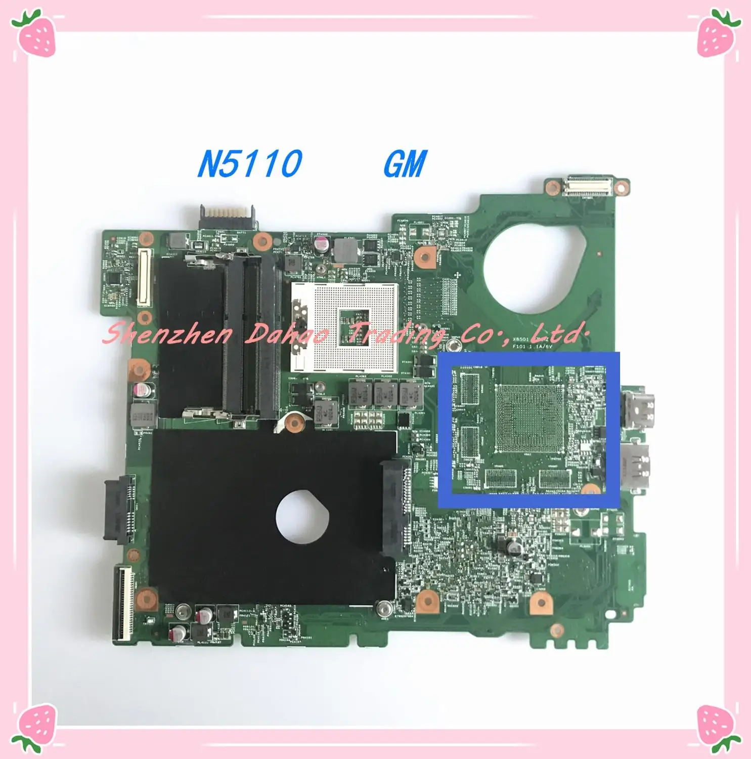 Оригинальная материнская плата для ноутбука DELL Inspiron 15R N5110 HM67 CN 0VVN1W 10245 2 ноутбук 100%